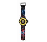 LEXIBOOK - Batman Reloj Correa Ajustable Pantalla Digital con 20 proyecciones de Batman - para Niños - Negro y Azul - DMW050BATLXB