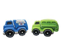 Lexibook Lexibook-BioC06 Conjunto de Coches pequeños Fabricado en Parte con Fibras de Trigo, Color Rojo, Azul, Verde, Amarillo, Rosa