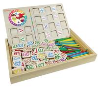 LEXIBOOK, Bio Toys Math School, EDU200LXB | Caja de actividades de conteo en madera, juguete preescolar