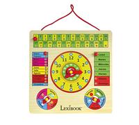 LEXIBOOK, Bio Toys, Mi Primer Calendario de Madera, Actividades educativas, EDU365ES