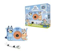 LEXIBOOK Bluey, cámara Infantil 4 en 1 con protección, Funciones de Foto, Video, MP3 y Juegos, 15 Marcos para Personalizar Tus Fotos, Incluye Tarjeta de Memoria de 8 GB, DJ078BYLXB