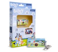 LEXIBOOK, Bluey, Mini cámara Digital, Recargable, Azul, DJKC78BYLXB | Llavero de mini cámara digital con modos de foto y video, almacena 500 fotos, se recarga por USB-C, azul, diversión Bluey