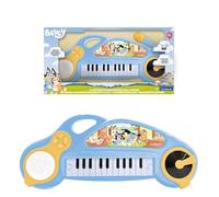 LEXIBOOK, Bluey, Piano electrónico para niños con Efectos Luminosos, Azul y Amarillo, K704BYLXB