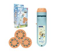 Lexibook, Bluey, Proyector de Historias y Linterna Bluey, Azul y Amarillo, LTC050BY