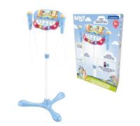 Lexibook, Bluey, Set Soporte Altavoz Luminoso, S160BY | Altura ajustable, 2 micros, luz, MP3, Aux-in, Bluetooth, efectos vocales, azul