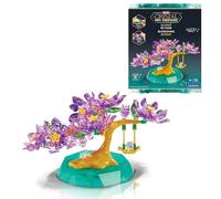 LEXIBOOK, Bonsái de Cristal Gem Florido, Violeta Rosa Verde, CRSS58