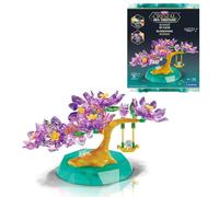 LEXIBOOK, Bonsái de Cristal Gem Florido, Violeta Rosa Verde, CRSS58LXB