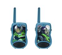 Lexibook, Buzz Lightyear, Walkie-talkies 200m, Juego de comunicación para niños, 2 Canales de comunicación, Clip para cinturón, a Pilas, Gris, TW12LY