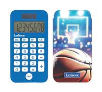 LEXIBOOK, Calculadora de Bolsillo Basket con Tapa Protectora, Funciones Básicas y Avanzadas, Alimentada por Batería y Solar, C45BALXB