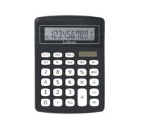 LEXIBOOK - Calculadora de Oficina 10 Cifras con conversor Euro, Color Negro, EL226LXB