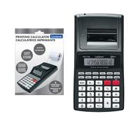 LEXIBOOK, Calculadora Impresora 12 dígitos Gran Pantalla, Gris, PRC750LXB