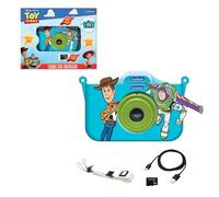 LEXIBOOK, Cámara para niños Disney Toy Story, Funda Protectora de Personaje, Memoria Flash integrada, Recargable por USB-C, Azul/Verde, DJ078TS