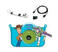 LEXIBOOK, Cámara para niños Disney Toy Story, Funda Protectora de Personaje, Memoria Flash integrada, Recargable por USB-C, Azul/Verde