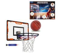 LEXIBOOK, Canasta de Baloncesto Interactiva, JG920 | Marcador, efectos de sonido, balón, bomba y kit de instalación incluidos