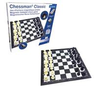 LEXIBOOK Chessman® Classic, Juego de Ajedrez Magnético y Plegable, 32 Piezas, Juego de Mesa Familiar, Negro/Argento, CGM320LXB