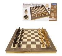 Lexibook, Chessman Gigante Madera Pro - Tablero de ajedrez Plegable de Madera con Piezas magnéticas, CGM1000