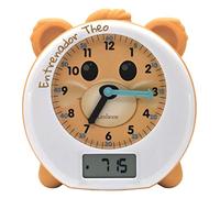 LEXIBOOK, Coach Theo, Mi compañero para Bien Dormir, luz Nocturna, simulador de Amanecer y cuentacuentos, con Cable de alimentación, marrón, RLT100ES