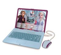 Lexibook Computadora portátil Disney Frozen 2, educativa y bilingüe, para niñas,