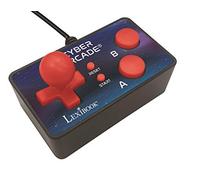 Lexibook - Consola de Juegos TV Cyber Arcade, 200 Juegos, Controlador Plug N’ Play, Juegos Retro, Deporte, Joystick, acción, Negro/Azul - JG6500