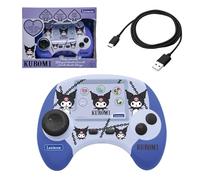 Lexibook, Consola Educativa Kuromi Power, Consola Portátil Hablando, Pantalla LCD Color 2,8", 100 Actividades Francés e Inglés, Batería Recargable, Azul, JCG100HK1i1
