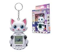 Lexibook, My Best-E Chat - Consola de Mascotas Virtual, más de 1900 animaciones, 3 minijuegos, Formato de Llavero Compacto y Ligero, JLMBCAT