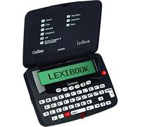 LEXIBOOK CR753EN Collins Crossword, Bradford, corrección fonética ortografía, resolución de anagrama, Juegos de Palabras, electrónica, para niños de 3 años o más, con batería, Negro/Blanco