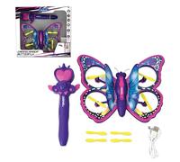 LEXIBOOK, Crosslander Butterfly, Mi Mariposa voladora teledirigida, Vuelo multidireccional hasta 12 km/h, Loopings, Control Remoto con 2 Modos de Control, Efectos sonoros y Luminosos, Rosa, RCBUT