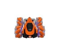 Lexibook Coche Radio Control Crosslander Que Brilla en la Oscuridad, Mando a Distancia, Recargable, Juego de acción electrónico, Naranja/Negro, Color (RC21)