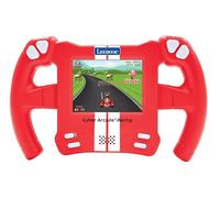 LEXIBOOK Volante 3D para videojuegos de carreras con pantalla LCD integrada de 2,8 pulgadas, 30 juegos