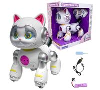 Lexibook, Cyber Power, Chaton Robot RC Interactivo, KITTY05ENLXB
