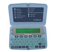 LEXiBOOK D650EN El Diccionario inglés, definiciones, tesauro, gramática, Corrector ortográfico fonético, con batería, Azul/Gris