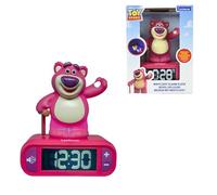 LEXIBOOK Despertador con luz Nocturna de Dinosaurios, Reloj Snooze niñas, Azul/Verde, Color