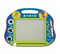 LEXIBOOK, Dinosaurio, Pizarra Magnética, CRDINO550 | Lápiz y sellos incluidos, juguete creativo para niños y niñas, azul