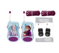 LEXIBOOK Disney Frozen Elsa Walkie-talkies, Pinza para Colgar del cinturón, batería, 2 Canales, Azul, TW12FZLXB