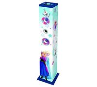 Lexibook Disney Frozen - Torre de Sonido con Altavoces Luminosos con Bluetooth, micrófono, Mando a Distancia, Ideal para Karaoke (Lexibook K8050FZ)