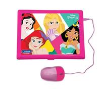 Lexibook Disney Princess - Ordenador portátil Educativo y bilingüe español/inglés - Juguete para niñas con 124 Actividades para Aprender, Juegos y música - Rosado JC598DPi2LXB