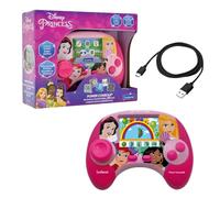 Lexibook Disney Princesses Power Console - Consola de Juegos educativos bilingüe francés e inglés con 100 Actividades, JCG100DPi1LXB