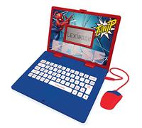 Lexibook Disney Spiderman-Computadora Educativa Bilingüe Francés/Holandés- 3 Plus, Juguete Chicas con 124 Actividades para Aprender, Diversión y Piano-Rojo/Azul, JC598SPi10