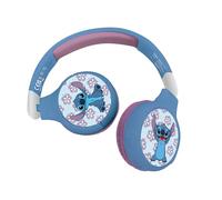 Lexibook - Disney Stitch - 2-in-1 Bluetooth & Wired Headphones with microphone a