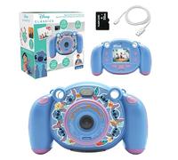 LEXIBOOK - Disney Stitch - Cámara Infantil 4 en 1 con Funciones de Foto, vídeo, Audio y Juego, Tarjeta SD de 32 GB incluida - DJ080DLXB