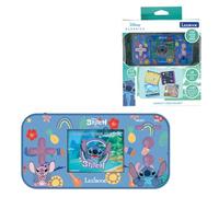 Lexibook - Disney Stitch - Ciberconsola portátil compacta, 150 Juegos, Pantalla LCD en Color, Funciona con Pilas, JL2367D
