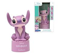 LEXIBOOK, Disney Stitch, Luz Nocturna Angel con Altavoz, Cambio de Color, Luz Suave, Funciona con Pilas, Rosa, NS01D1