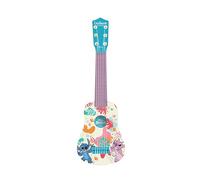 Lexibook, Disney Stitch, Mi Primera Guitarra para niños, 6 Cuerdas de Nylon, 53 cm, Guía incluida, Azul, K200D