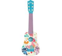 LEXiBOOK Disney Stitch My First Niños Guitarra 53cm Con 6 Nylon Cuerdas