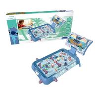 LEXIBOOK, Disney Stitch, Pinball electrónico de Mesa, Juego de acción y Reflejos para niños y Familia, Pantalla LCD, Efectos de luz y Sonido, Azul, JG610DLXB