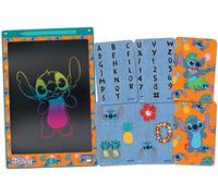 Lexibook Lexibook-CRT10D, Disney Stitch, Pizarra Mágica, Juguete Artístico y Creativo Niñas, Formato A4 con Dibujos Multicolores, Azul/Naranja, Color Transparente, Talla única (CRT10D)
