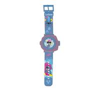 Lexibook - Disney Stitch - Reloj de proyección Ajustable Pantalla Digital - 20 imágenes de Lilo & Stitch - para Niños - DMW050DLXB