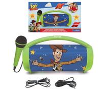LEXIBOOK, Disney Toy Story, Altavoz Bluetooth Inalámbrico Luminoso con Micrófono, Efectos Luminosos, Función de Karaoke, Ideal para música y Juegos, Multicolor, BTP585TSZLXB