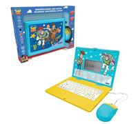 Lexibook, Disney Toy Story, Bilingual Educational Laptop German and English, 164 Actividades, Pantalla Grande de 5,1 x 9,7 cm, Teclado y ratón Realista, diseño Delgado y Elegante, Verde, JC601TSi3LXB