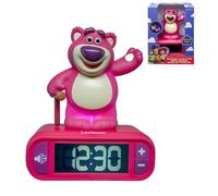 LEXIBOOK Despertador con luz Nocturna de Dinosaurios, Reloj Snooze niñas, Azul/Verde, Color